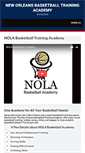 Mobile Screenshot of neworleansbasketballtrainingacademy.com