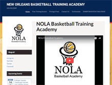 Tablet Screenshot of neworleansbasketballtrainingacademy.com